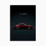 Digital Download - porsche 964 turbo 1993 Red