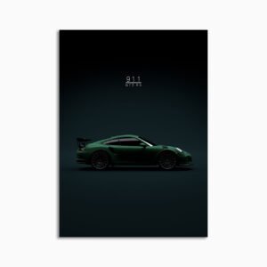 Digital Download - Set 11 - 827 2016 Carrera 911 GT3 RS Green