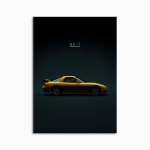 Digital Download - Set 11 - 839 Mazda RX-7 1999 - Yellow