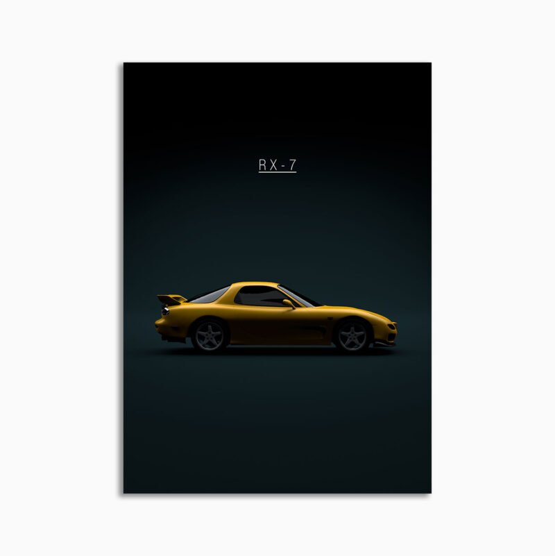 839-Mazda-RX-7-1999---Yellow-Displate
