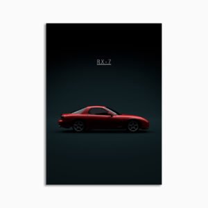Digital Download - Set 11 - 843 1997 Mazda RX-7 - Red