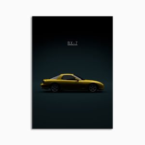 Digital Download - Set 11 - 843 1997 Mazda RX-7 - Yellow