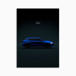 Digital Download - Set 12 - 866 Audi RS3 Sportback 2021 8Y Blue