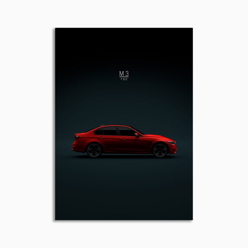 874-BMW-M3-F30-Sedan-2015---Red-Displate