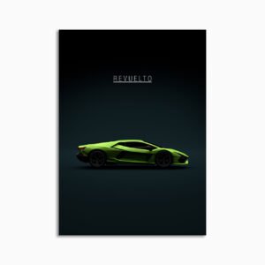 Digital Download - Set 12 - 888 Lamborghini Revuelto 2023 - Green - Verde Selvans