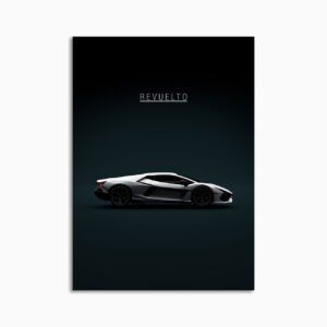Digital Download - Set 12 - 889 Lamborghini Revuelto 2023 - White - Bianco Monocerus