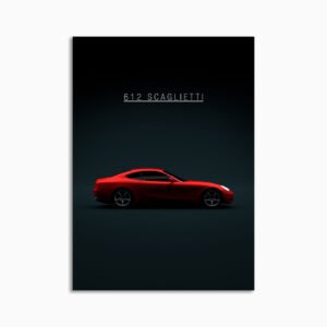 Digital Download - Set 13 - 931 2004 Ferrari 612 Scaglietti Red