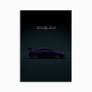 Digital Download - Set 13 - 946 Nissan Skyline GTR R34 F2 1999 Midnnight Purple