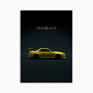 Digital Download - Set 13 - 946 Nissan Skyline GTR R34 F2 1999 Yellow