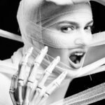 surreal figure portrait | mysterious skeleton hand