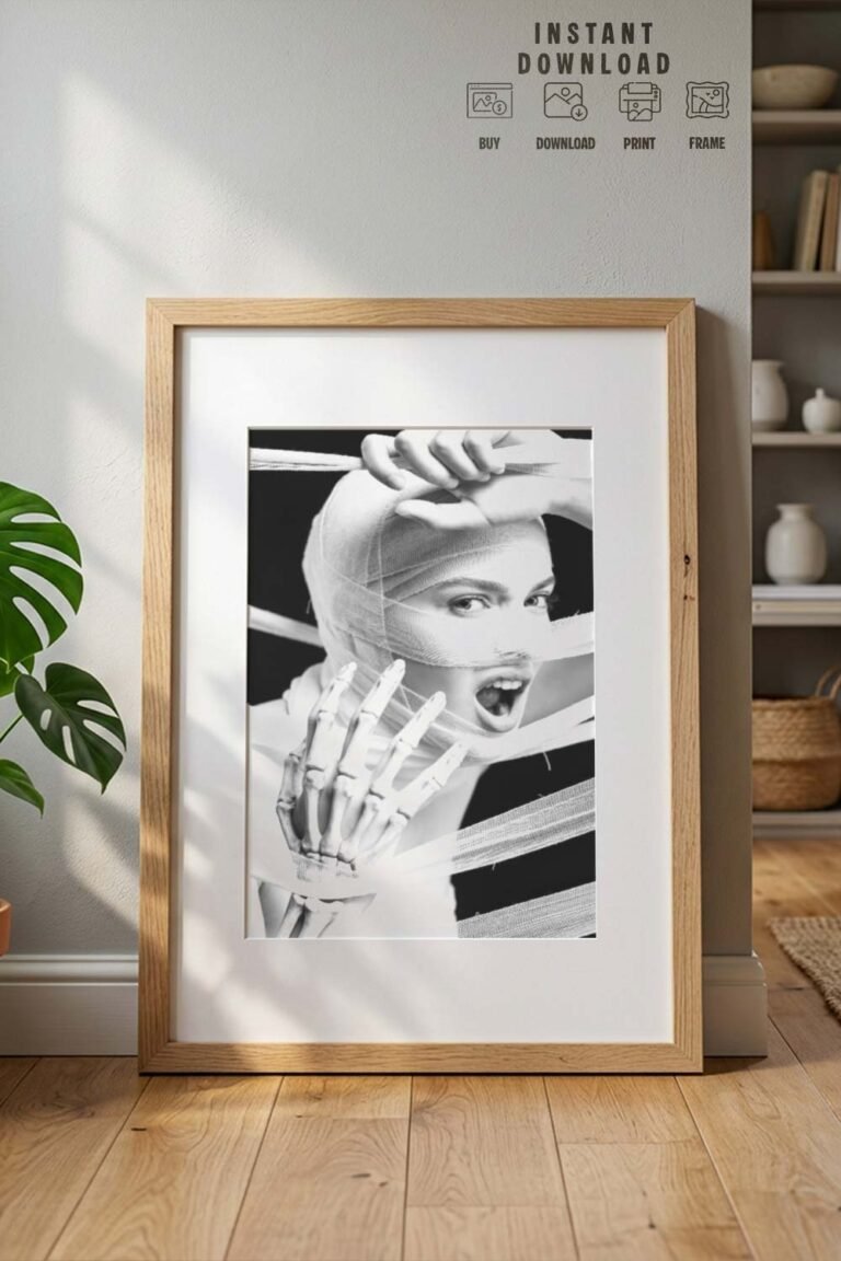 surreal figure portrait | mysterious skeleton hand