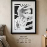 surreal figure portrait | mysterious skeleton hand