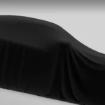 custom minimalist car side poster white