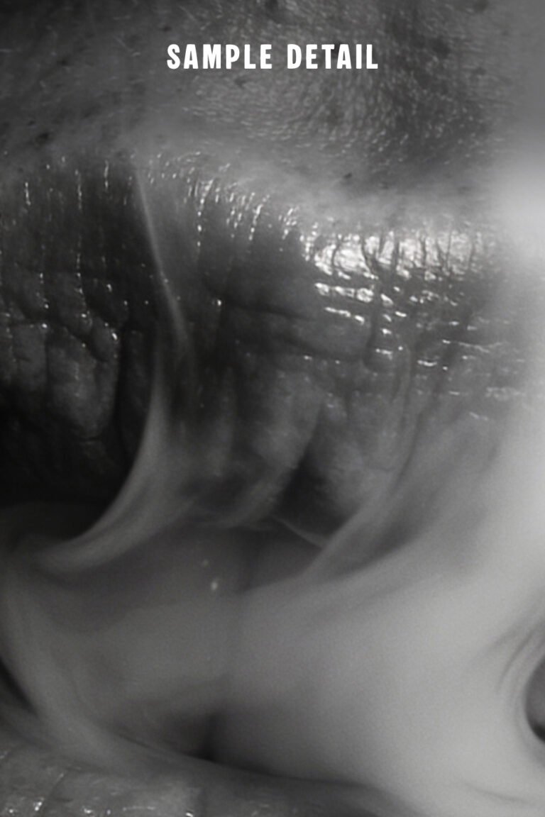 black and white smoke art | dramatic monochrome portrait