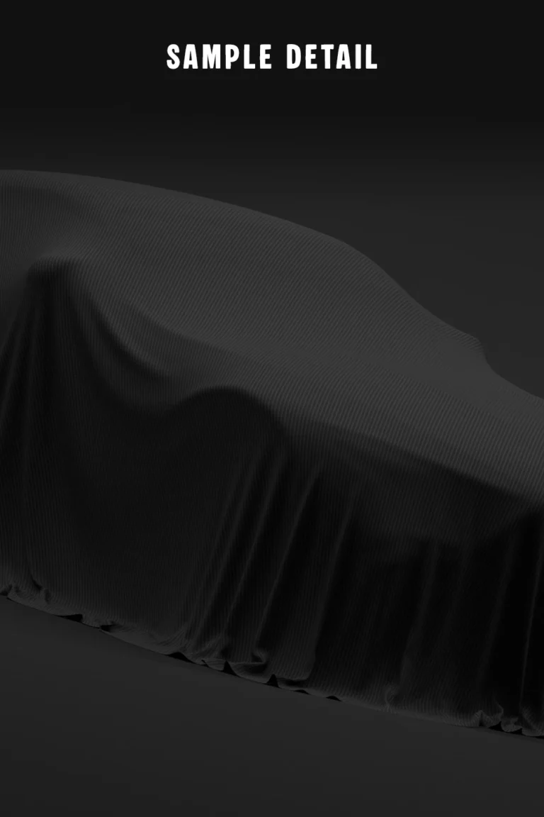 custom minimalist front car detail poster
