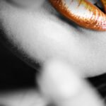 surrealist lips wall art print | mysterious art