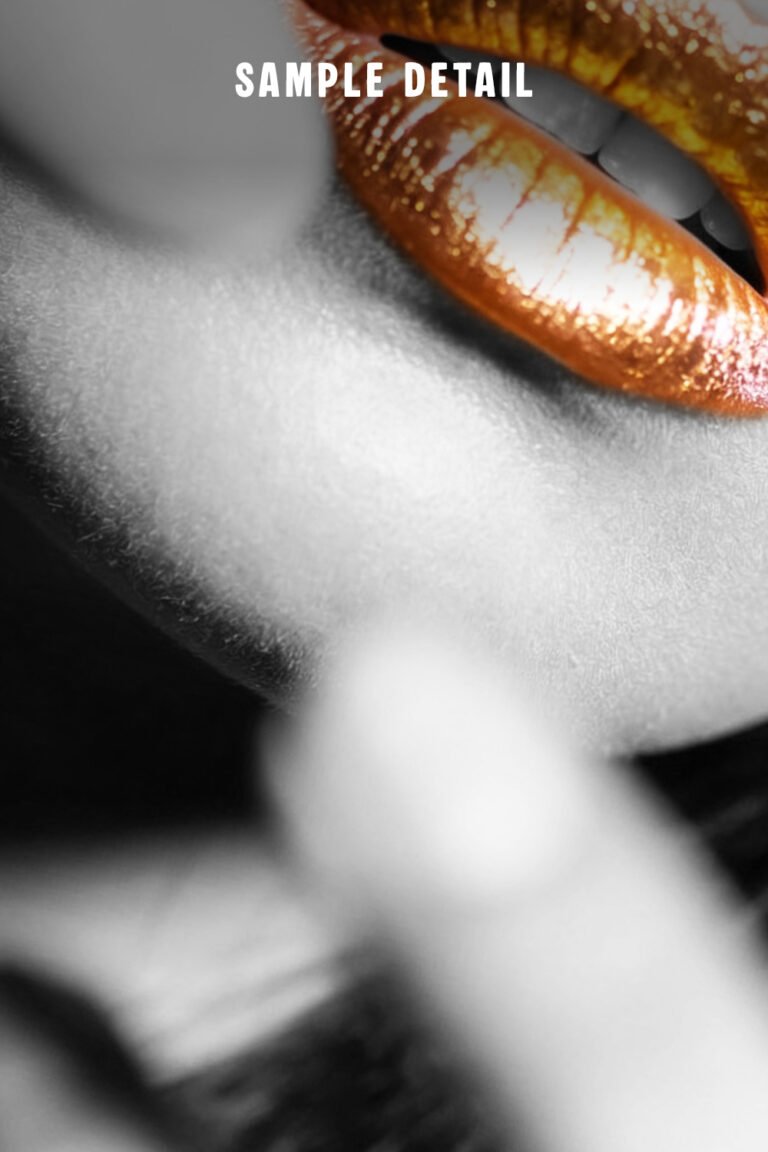 surrealist lips wall art print | mysterious art