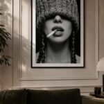 portrait smoke wall art with something else over here to see how the title will fit in this box