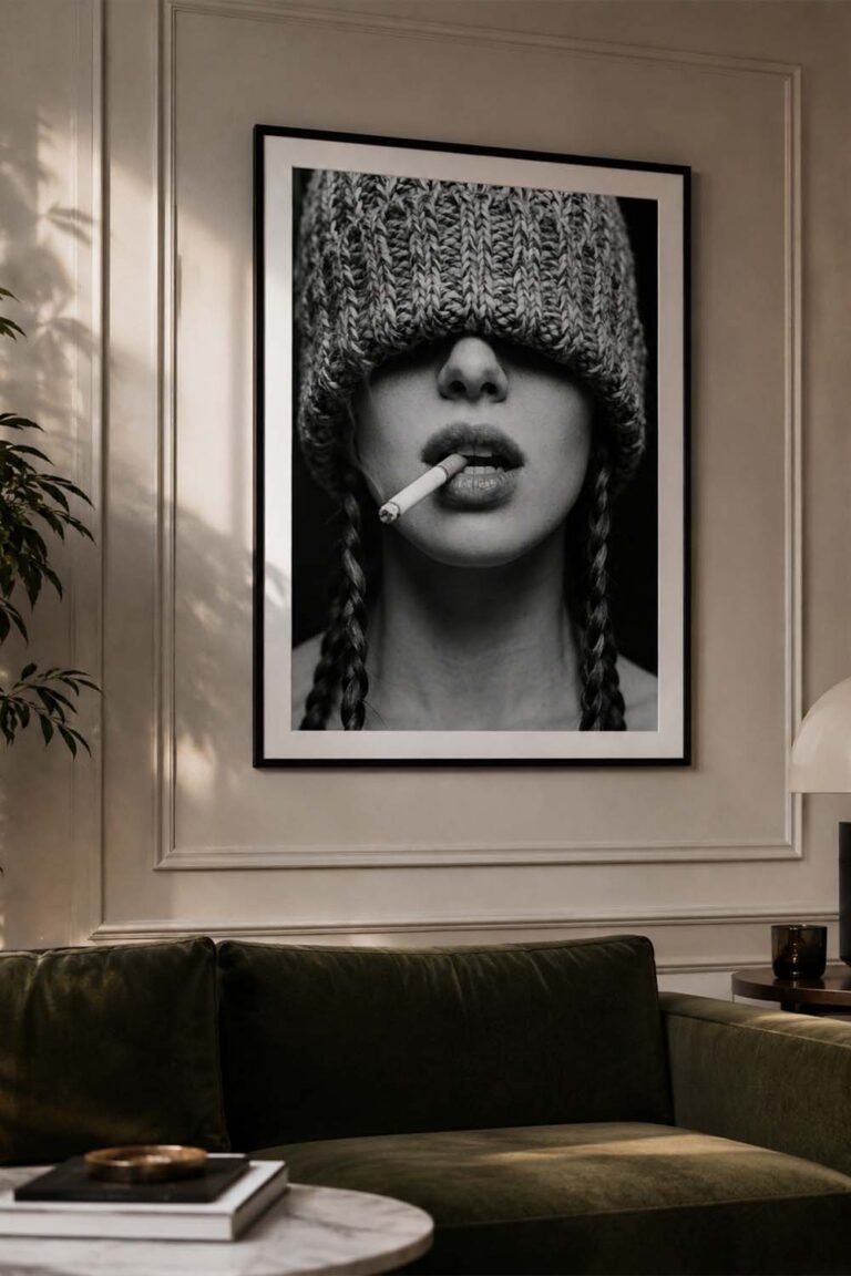 portrait smoke wall art with something else over here to see how the title will fit in this box