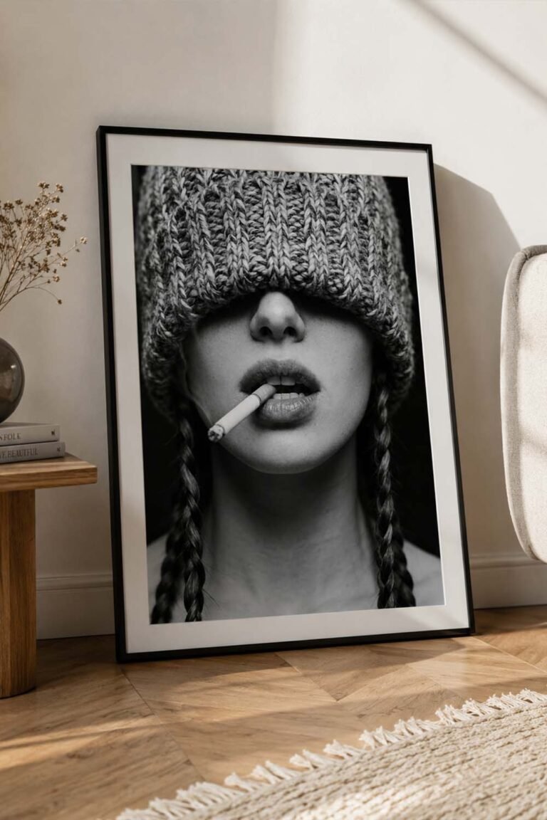 portrait smoke wall art with something else over here to see how the title will fit in this box