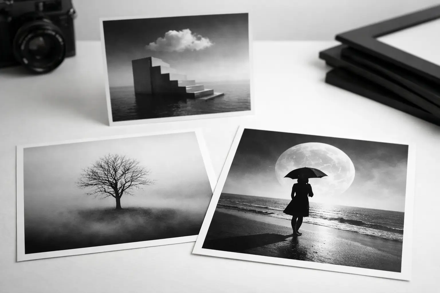 Conceptual Black and White Photography Prints