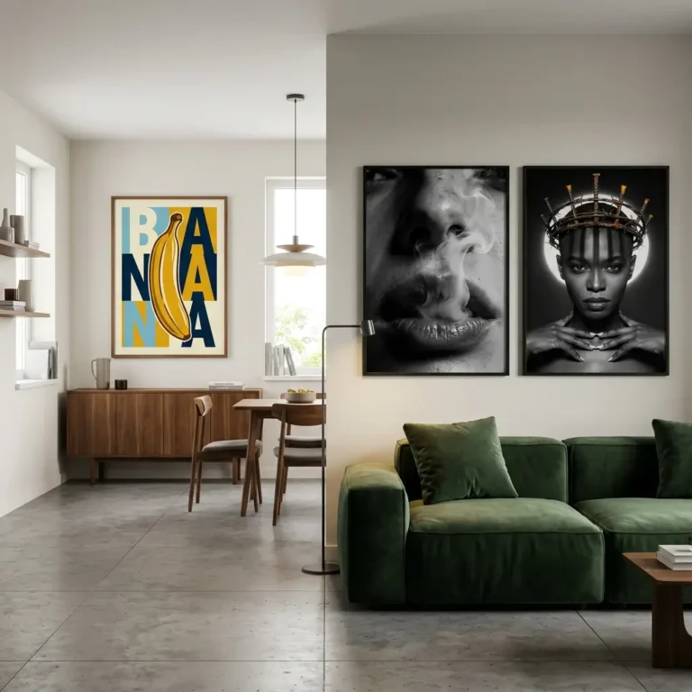 retro pop art kitchen dining wall art 21mxm
