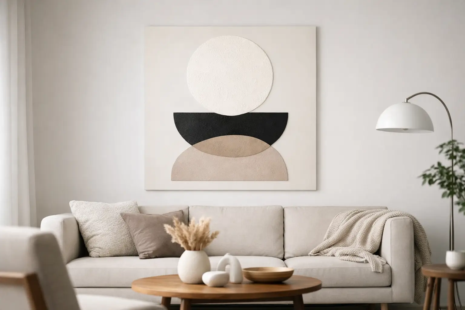 How Minimalist Statement Wall Art Changes a Room